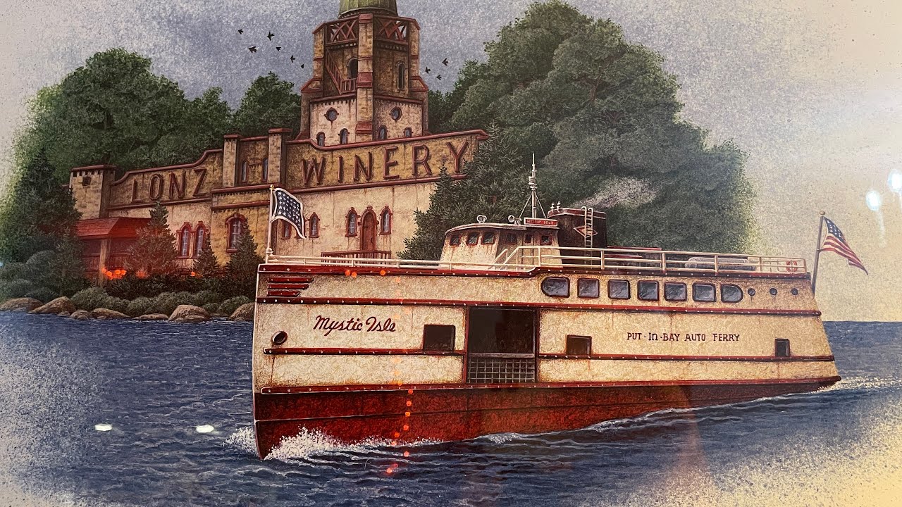 🍇 Middle Bass Island, OH. Lonz Winery Mansion Renovation Ribbon Cutting Ceremony and interior tour!