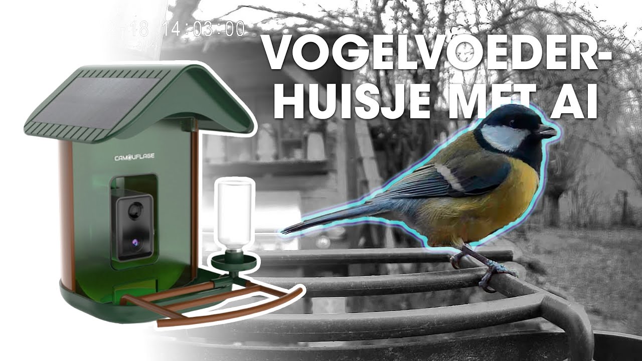 Maak Vogelspotten Makkelijk: Bird Lover App + Camouflage EZ Birdfeeder
