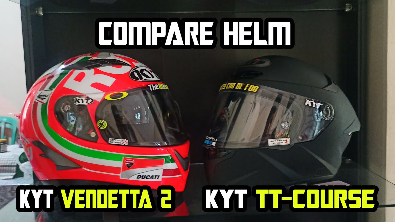Compare Helm | KYT Vendetta 2 VS KYT TT Course