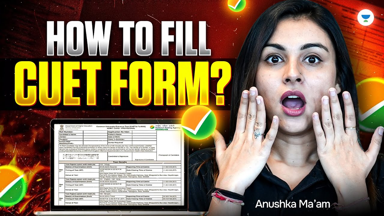 CUET UG 2026 Application Form Filling | Step By Step Process | CUET Registration Form | Anushka  Mam