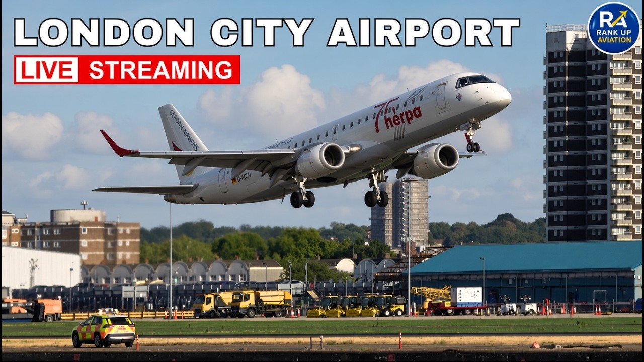 🔴 SEPTEMBER SPECIAL LIVE: London City Airport Plane Spotting (LCY) | KLM, BA, ITA &mdash; 01/09/26