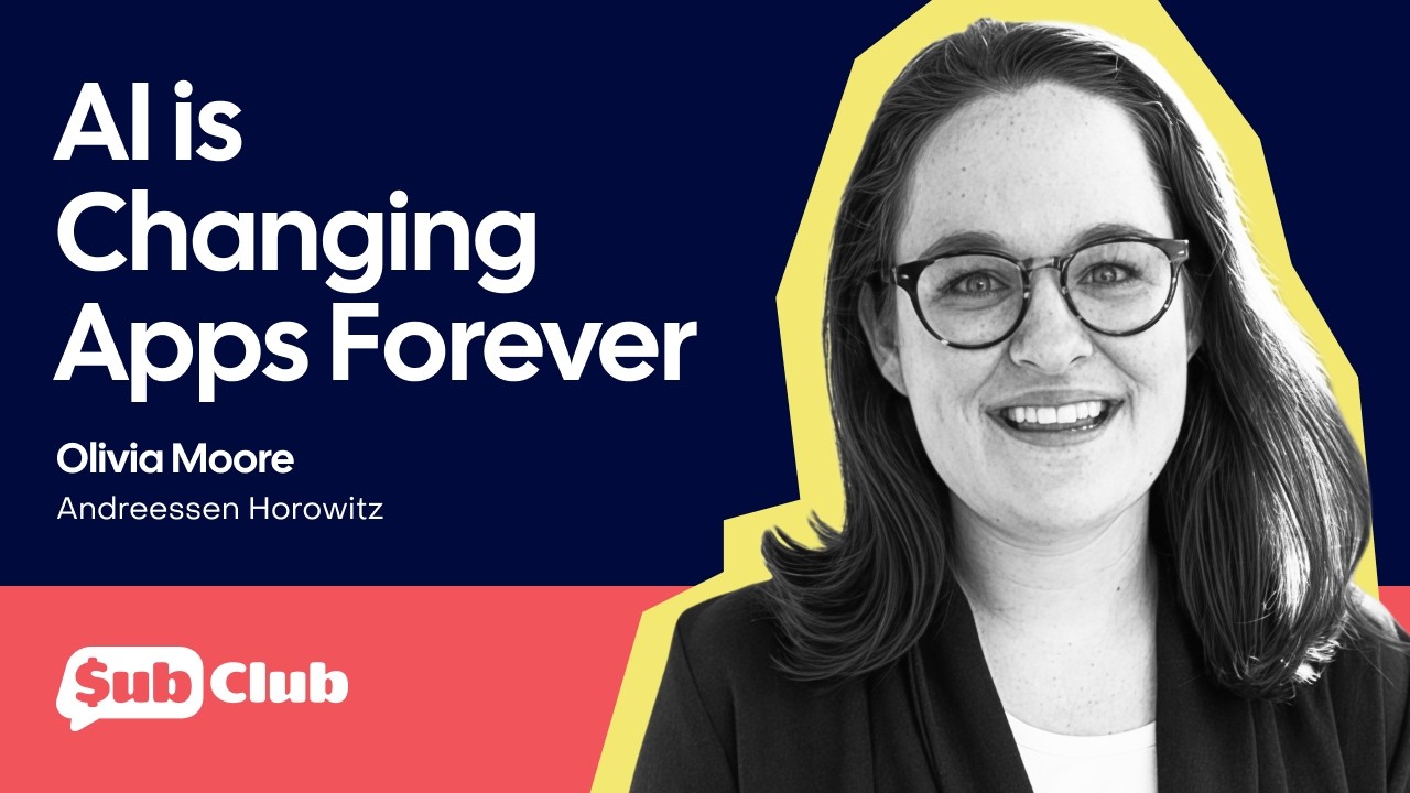 App Revenue Is Booming and It's Not Just AI Apps – Olivia Moore, Andreessen Horowitz