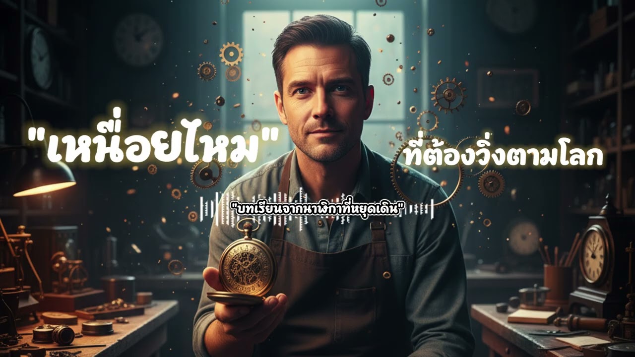 เหนื่อยไหมที่ต้องวิ่งตามโลก? บทเรียนจากนาฬิกาที่หยุดเดิน | เรื่องเล่าเตือนสติ
