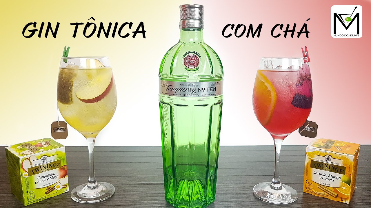 COMO FAZER GIN TÔNICA COM CHÁ