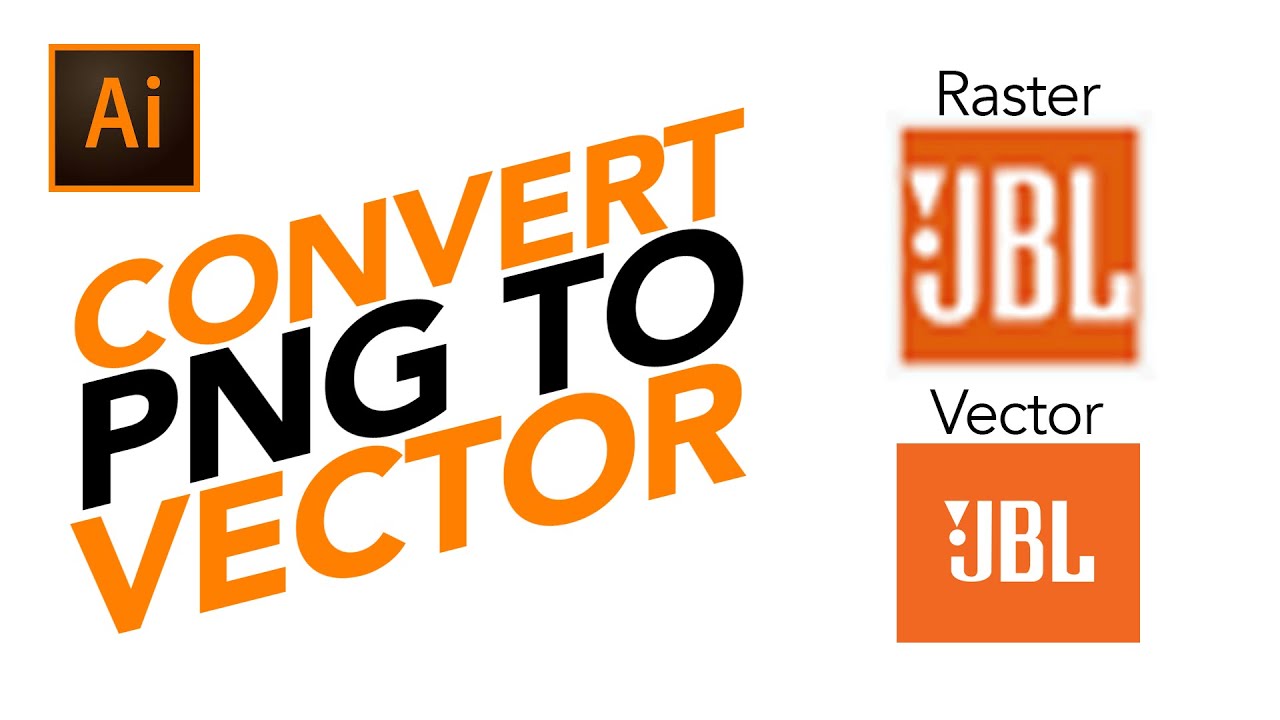 How To Convert Raster Into Vector | Adobe Illustrator Tutorial