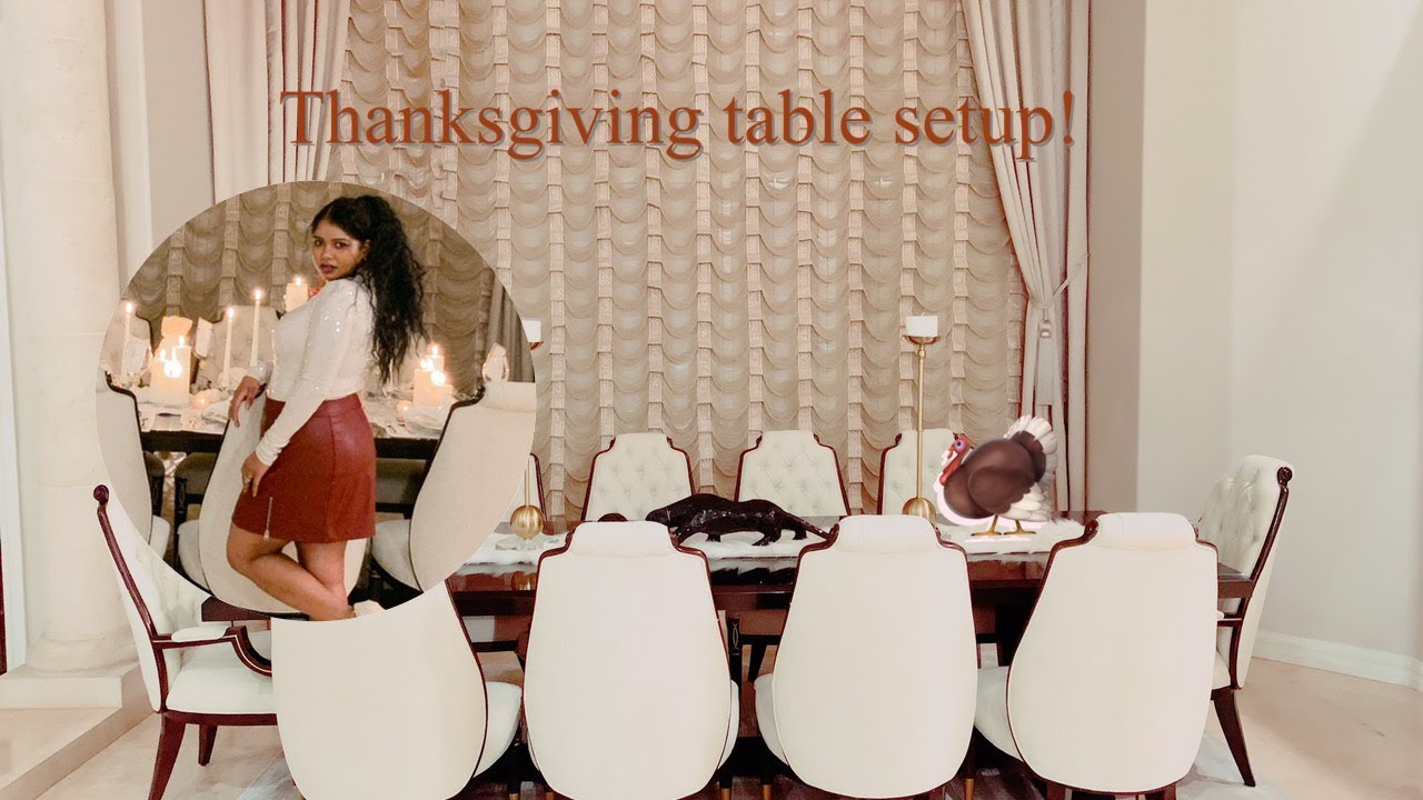How to decorate a classy and elegant Thanksgiving dinner table