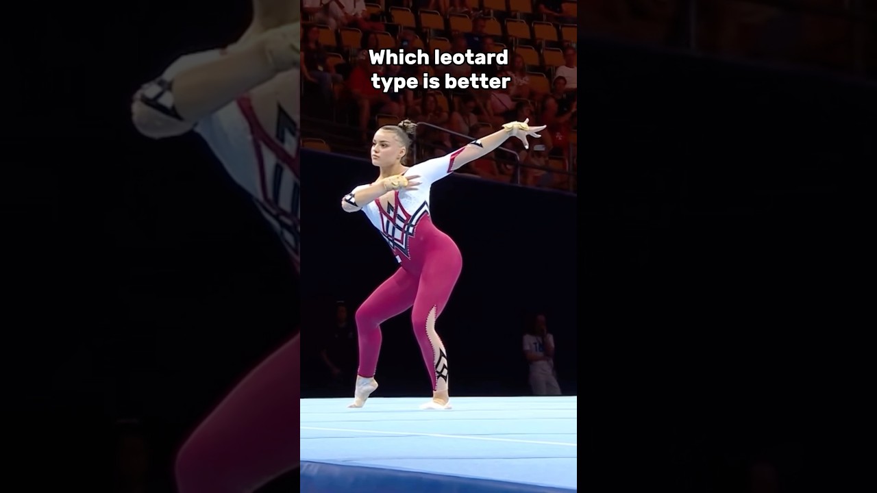 Which leotard do you like more 🤔 #gymnastics #leotard #floor