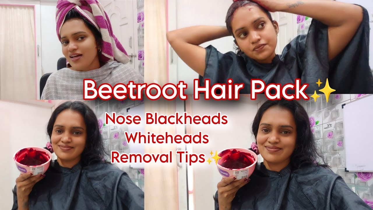 Hair Pack✨Face clean up 