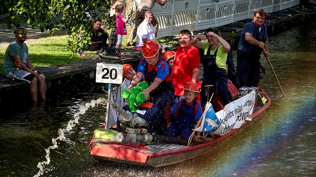 Kahnkorso Lübbenau, Spreewald- und Schützenfest 2018