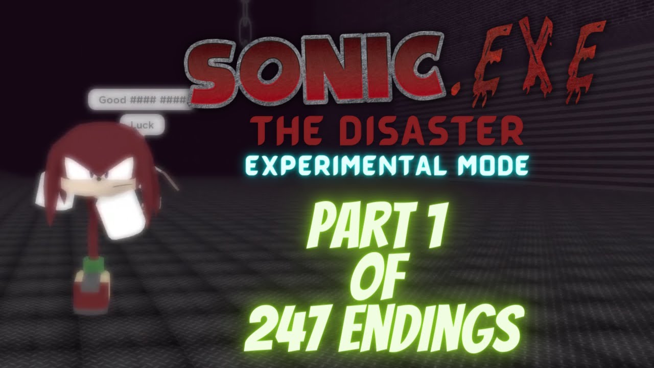 Sonic.exe: The disaster (EXPERIMENTAL MODE) 
