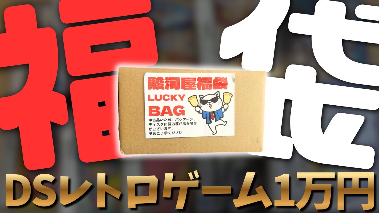 【正直どう？】人生初、駿河屋DS福袋を開封してみたけど...