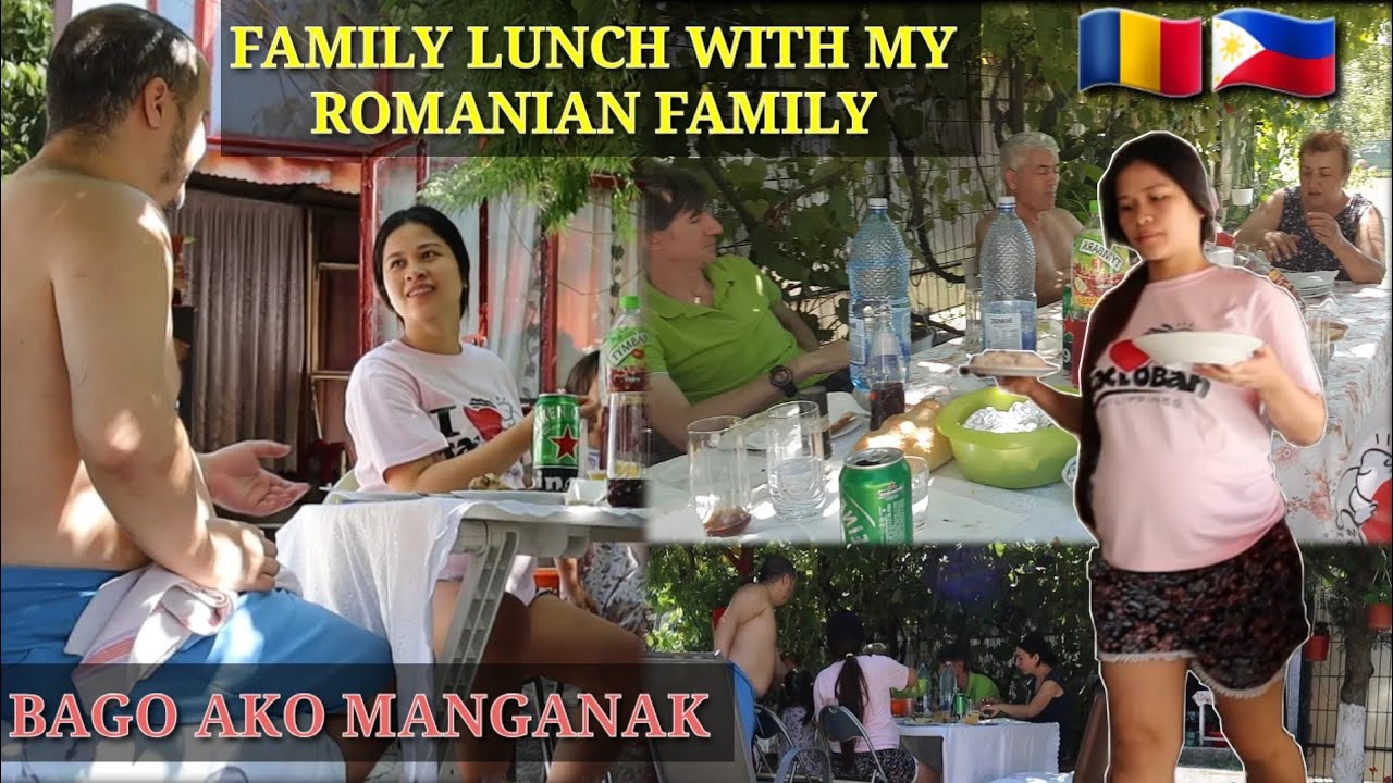 FAMILY LUNCH BAGO MANGANAK WITH MY ROMANIAN FAMILY🇹🇩🇵🇭 - BUHAYROMANIA🇹🇩