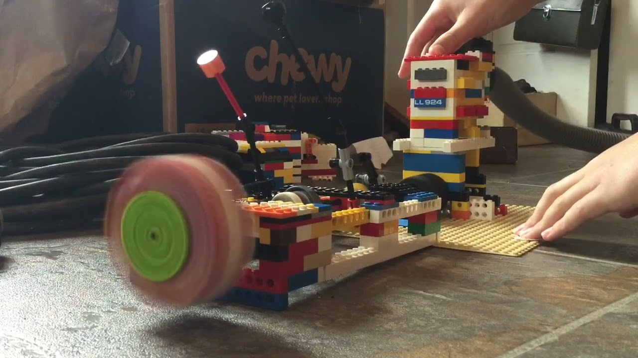 Double Acting LEGO Vacuum Engine +  8 Speed Twin Stick Transmission!!