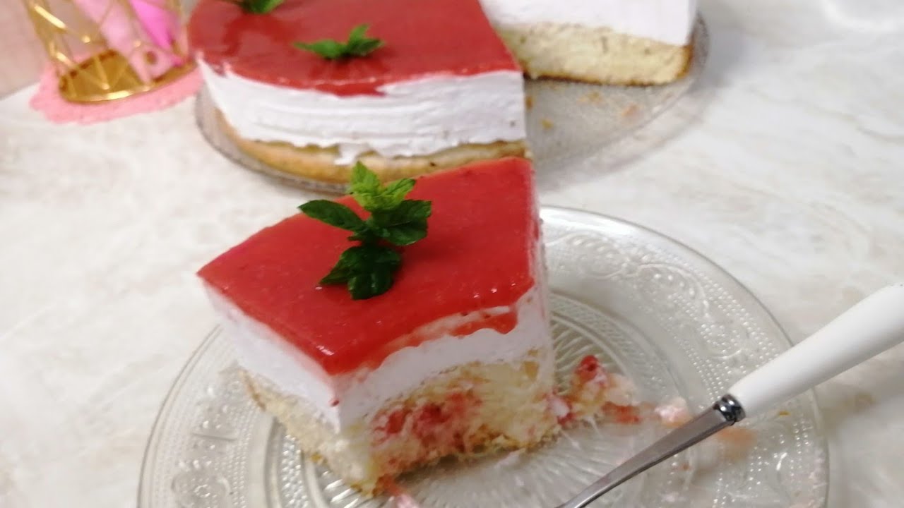 [cc eng] gâteau qui pleure recette turque version fraise 🍓