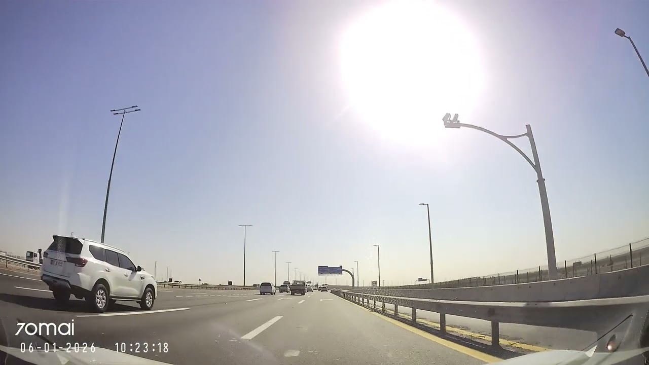 Abu Dhabi - Driving to Khalifa City (4K)