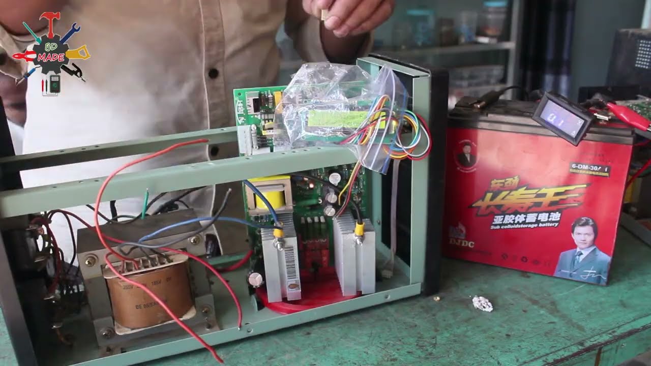 UPS ট্রান্সফরমার ও নাতাশা গোল্ড সার্কিট বোর্ড দিয়ে IPS তৈরি