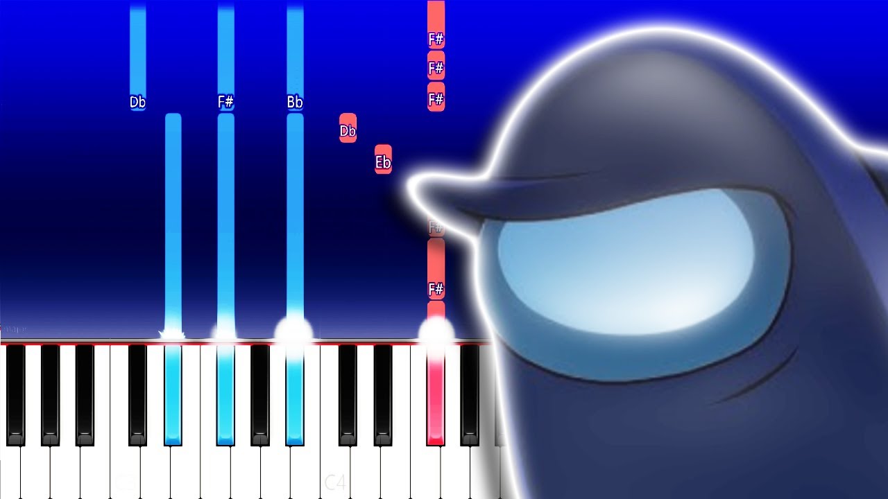 Among Us Song - So Suspicious - OR3O (Piano Tutorial)