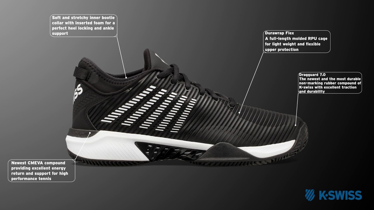 K-Swiss Hypercourt Supreme Tennis Shoes Tech Video