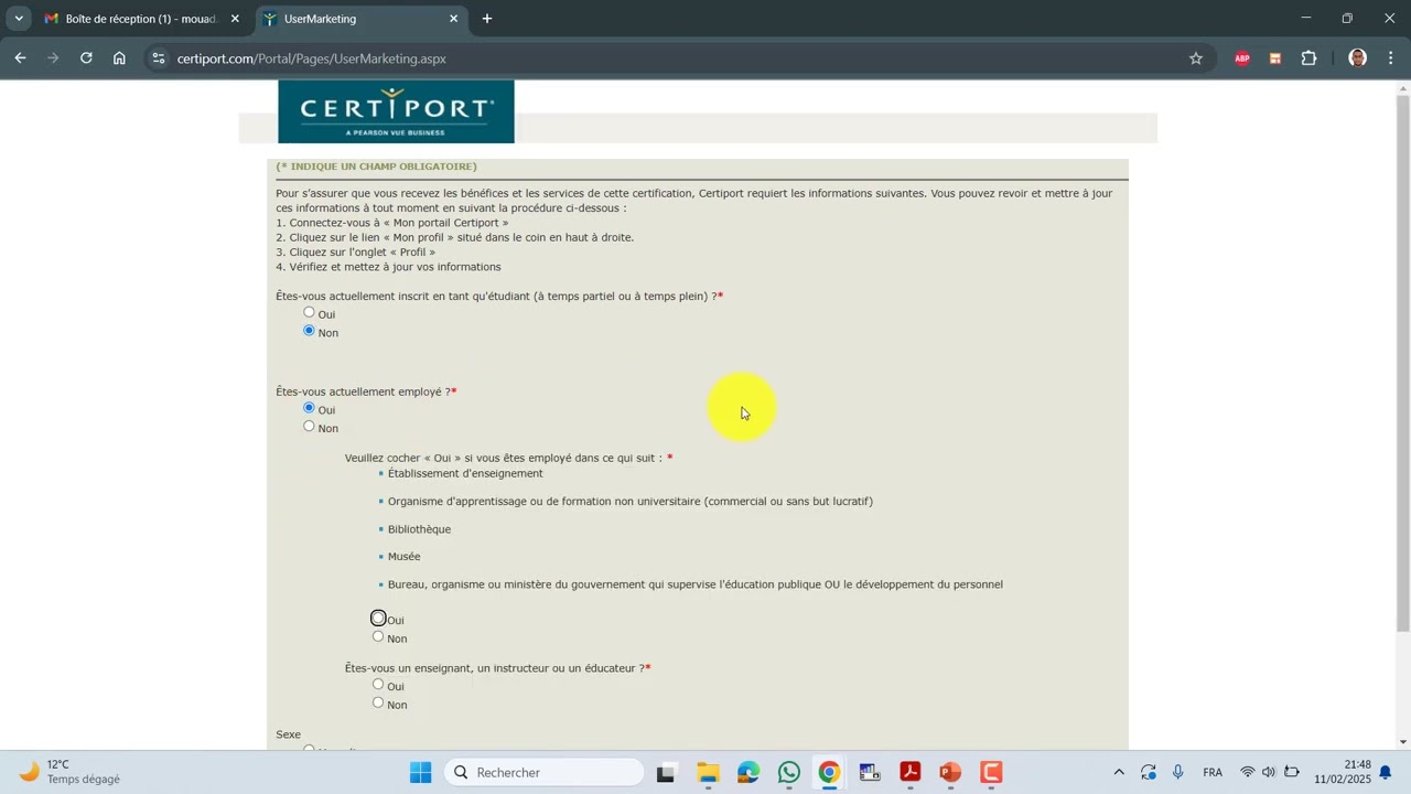 طريقة التسجيل في موقع certiport لاجتياز اختبارات MOS