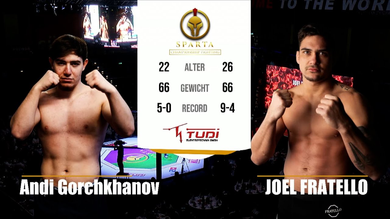 SPARTA 4.0 | Multiversum Schwechat 27.04. | FRATELLO vs. GORCHKHANOV - Federgewichts-Duell 66 KG