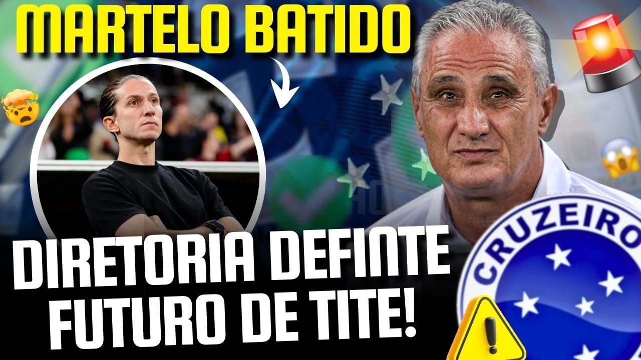 INFORMAÇÃO: CRUZEIRO BATE O MARTELO SOBRE O FUTURO DE TITE!  CONTINUA OU SAI? DECISÃO FINAL!