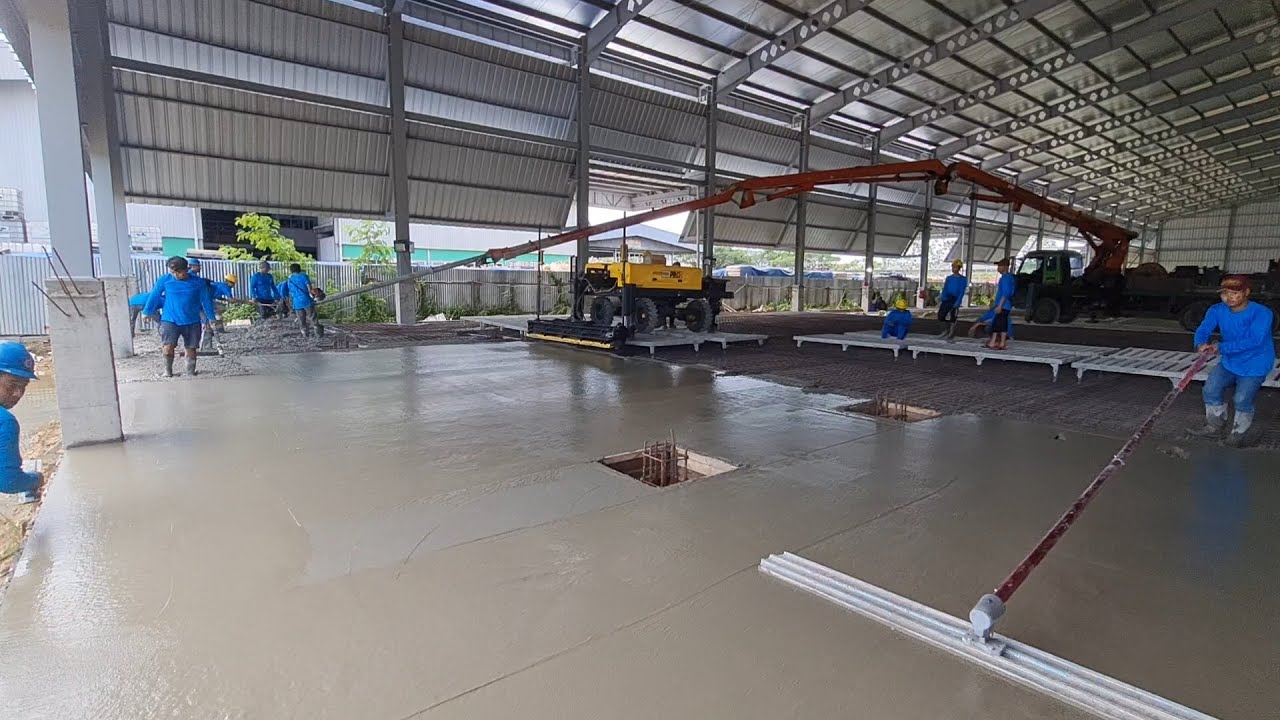 Superflat trowel flatfloor laser screed trowel ride on bump cutter chekrod bull float laser leveling