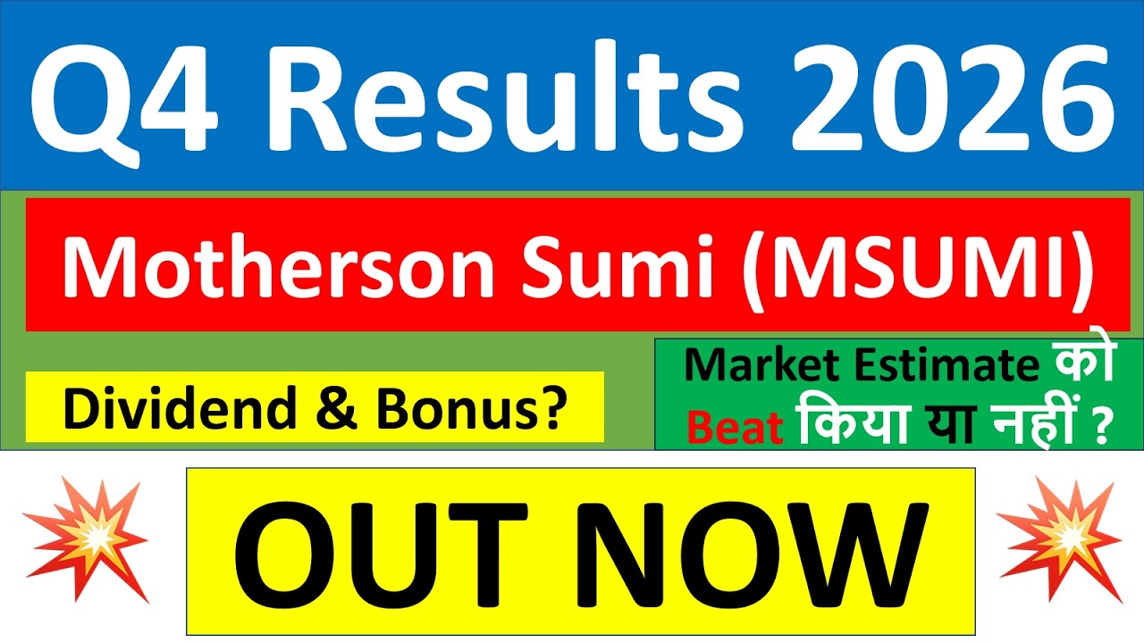 Motherson Sumi Q4 results 2026 | MSUMI Q4 results today | Motherson Sumi Share News | MSUMI Share