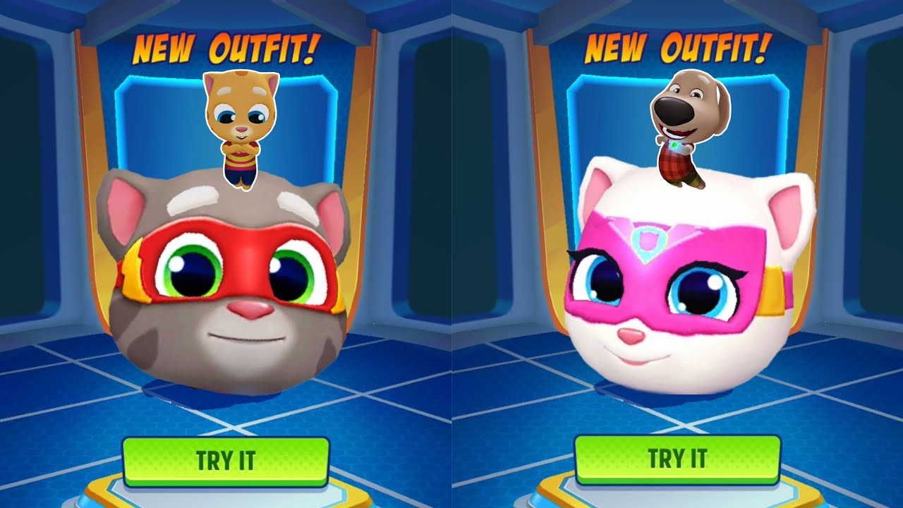 Talking Tom Hero Dash Squid Game - How to Unlock Special Heroes - Rescue Ginger Ben