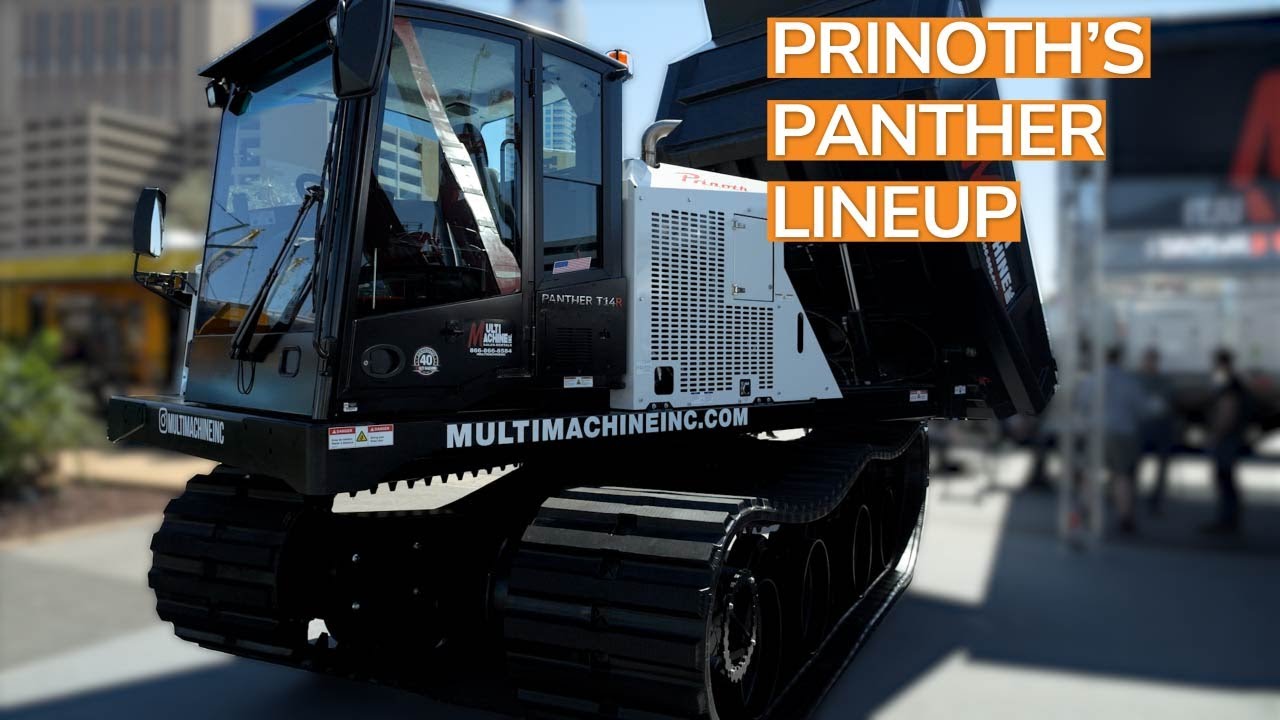 Prinoth Demos Redesigned Cab with 7-Inch Touchscreen & Improved Operator Comfort Features