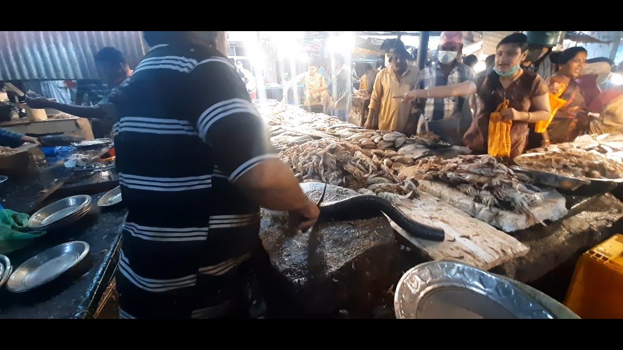 MADURAI Food Tour - nelpettai fish market madurai - Madurai Street Food