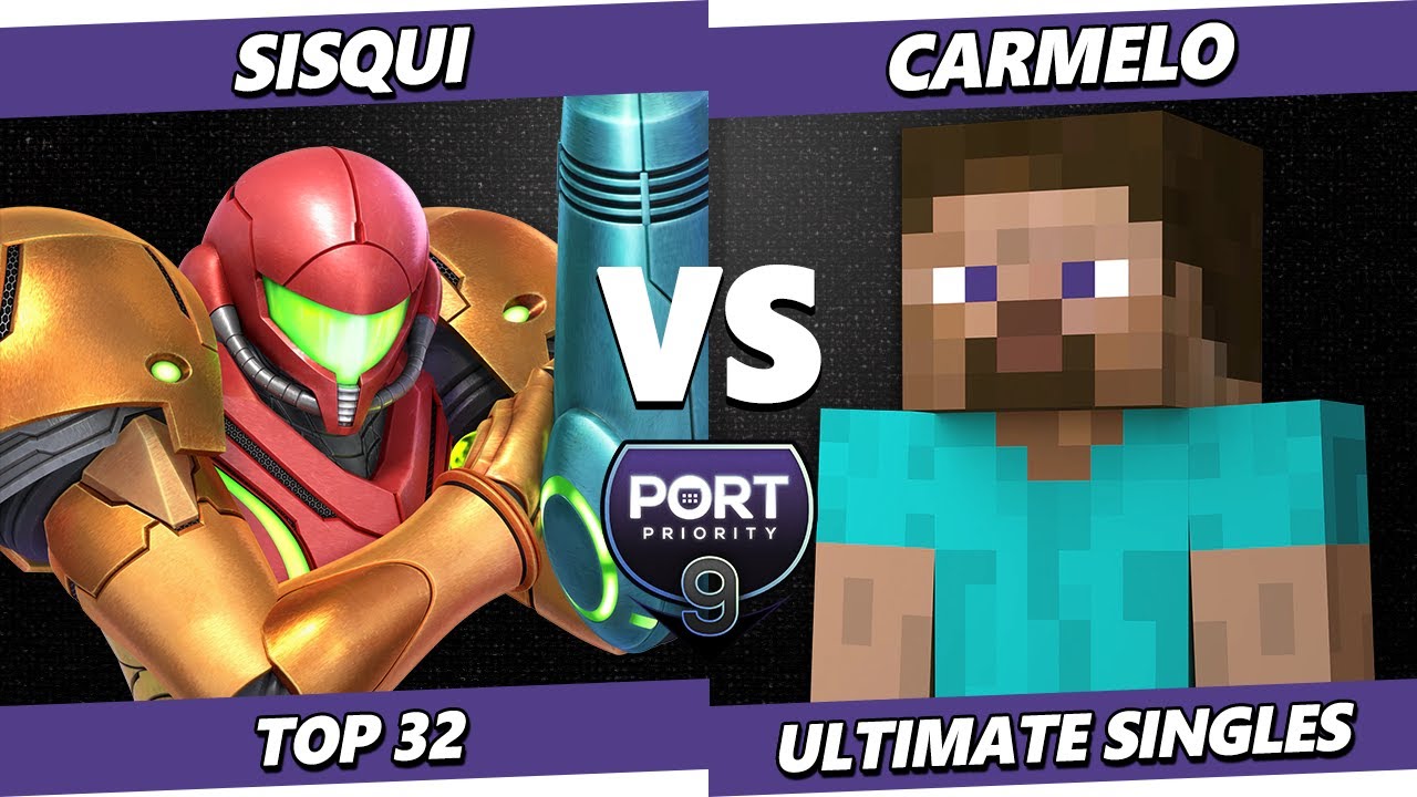 Port Priority 9 - Carmelo (Steve) Vs. Sisqui (Samus) Smash Ultimate - SSBU