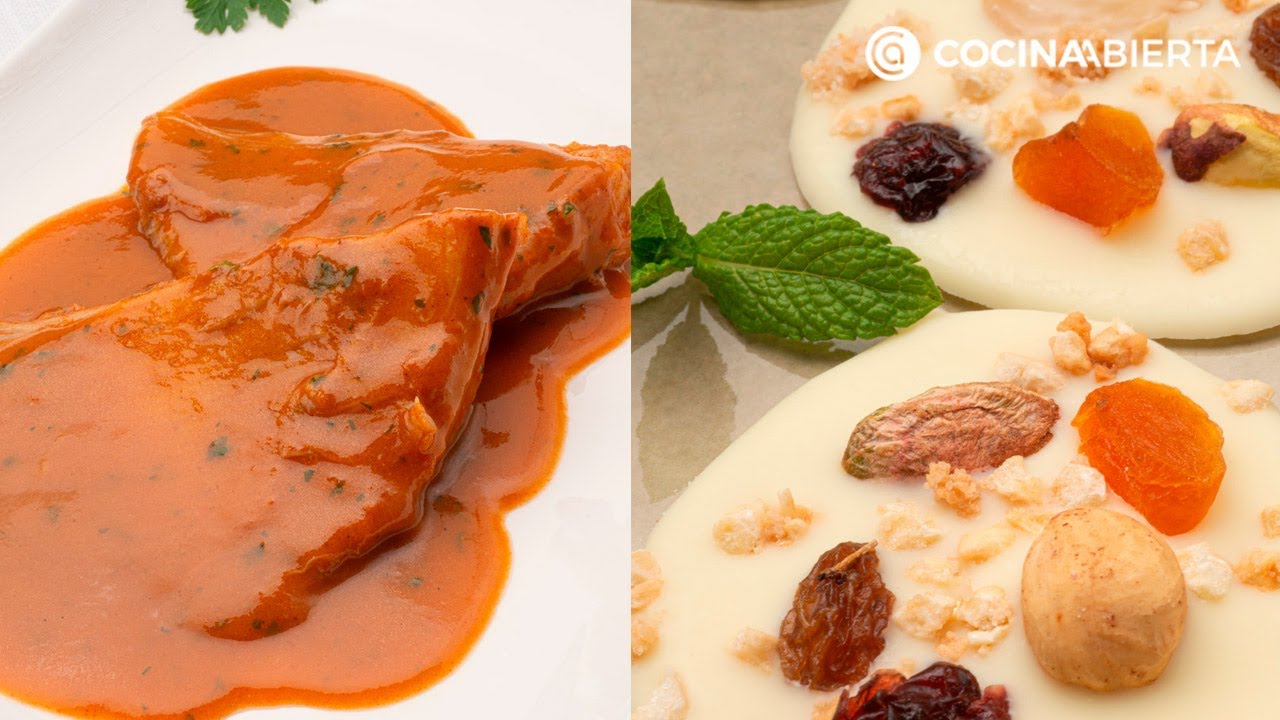 Raya al pimentón - Botones de chocolate blanco - Cocina Abierta de Karlos Arguiñano