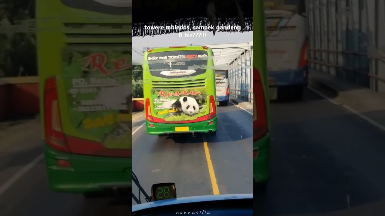 sugeng rahayu vs mira vs restu panda #konvoibus #sumbergroup #restupanda #ekamira