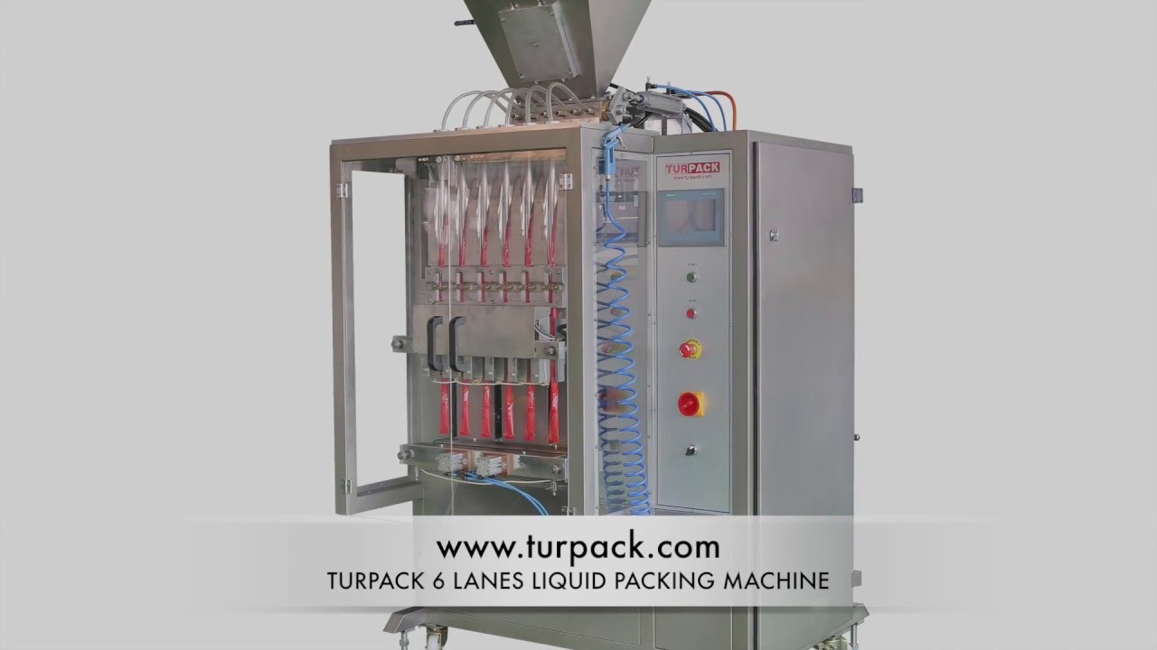 6 Lanes Liquid Stickpack Machine