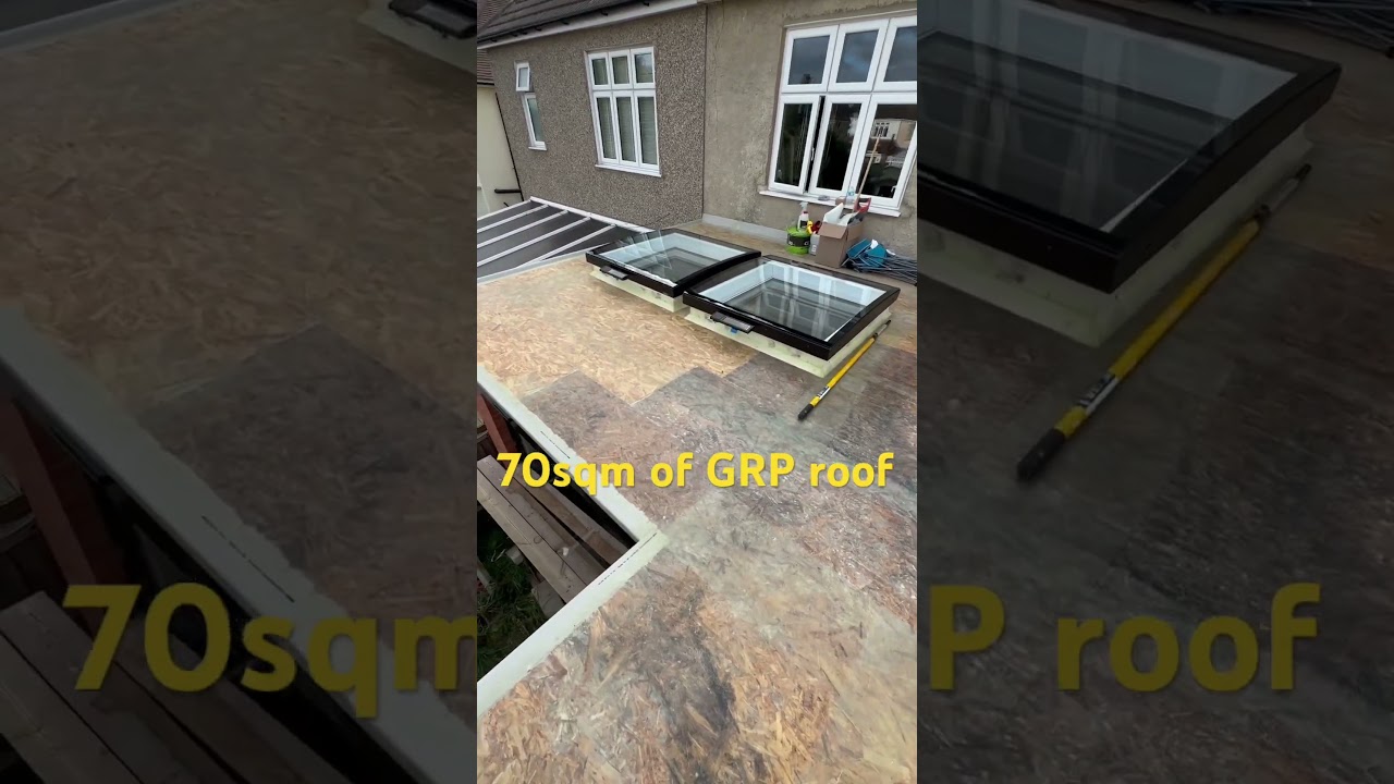 That’s a lot if fibreglass roofing in one day