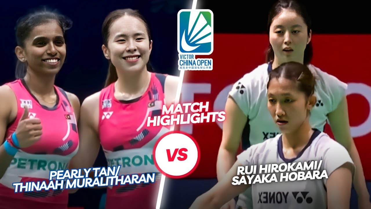 Incredible‼️‼️Tan/Muralitharan (MAS) vs Hirokami/Hobara (JPN)‼️‼️Victor China Open 2025