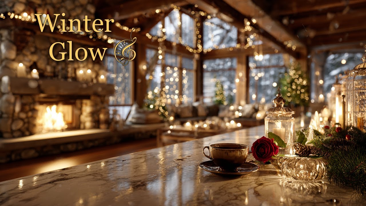 January Fireplace Cabin – Cozy Jazz for Relaxing Nights | Piano