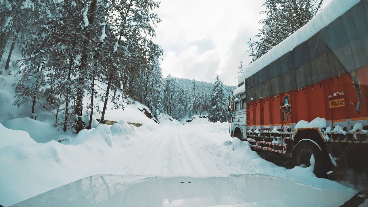 Snow Drive around Kharapathar | Shimla Hills