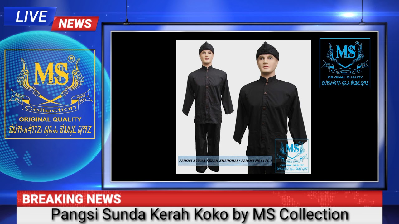 Pangsi Sunda  by MS Collection, nyaman di pakai dalam segala aktivitas