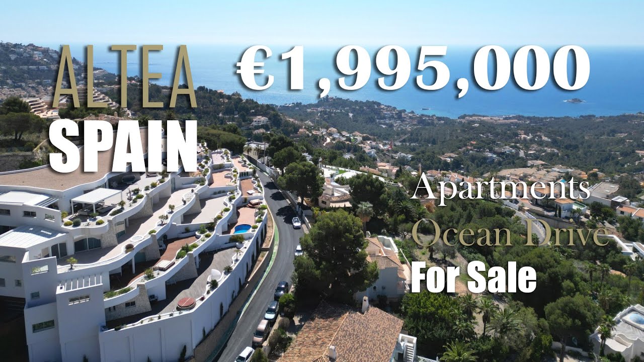 Ocean Suites 🔥 Apartment in a gorgeous gated complex with panoramic sea and valley views in Altea 🇪🇸