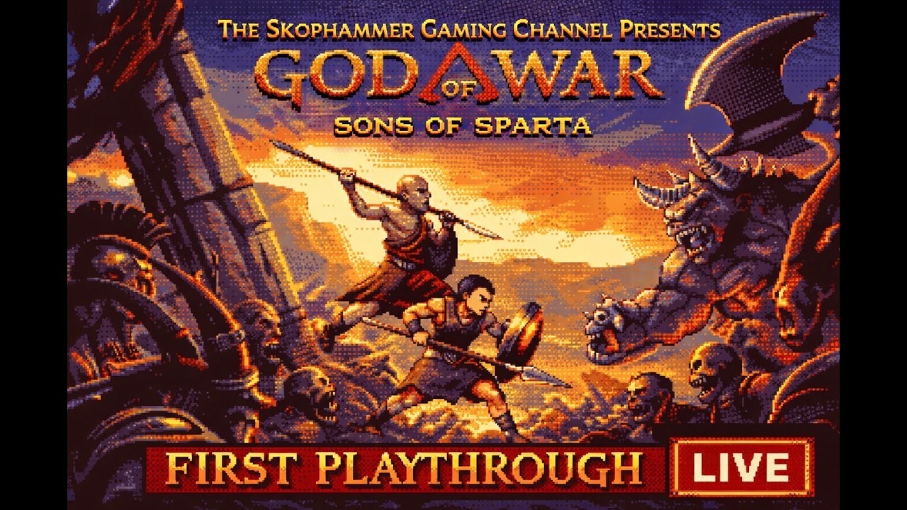 God of War: Sons of Sparta | Retro Beat-Em-Up Spartan Rage Stream