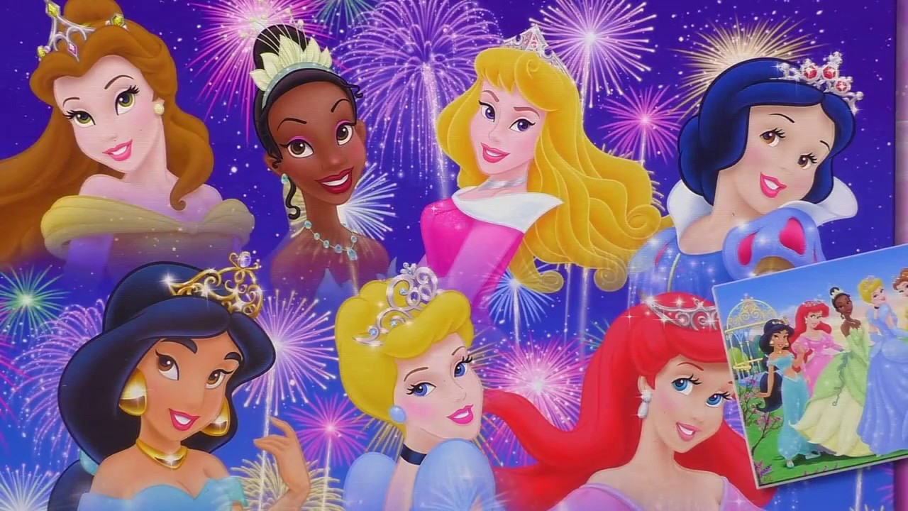 Disney PRINCESS Jigsaw Puzzle Games Cinderella Rapunzel Snow White Belle Mermaid Ariel