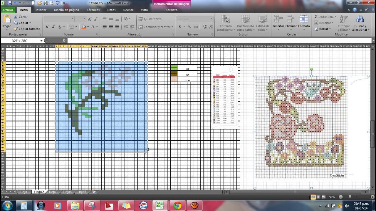 Flosstube 7: Como pasar un grafico a Excel