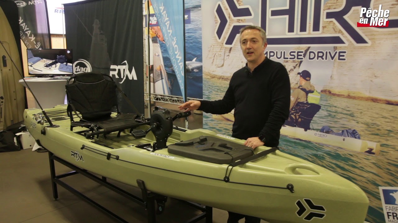 Nouveaut&eacute; kayak p&ecirc;che RTM Hiro Impulse Drive