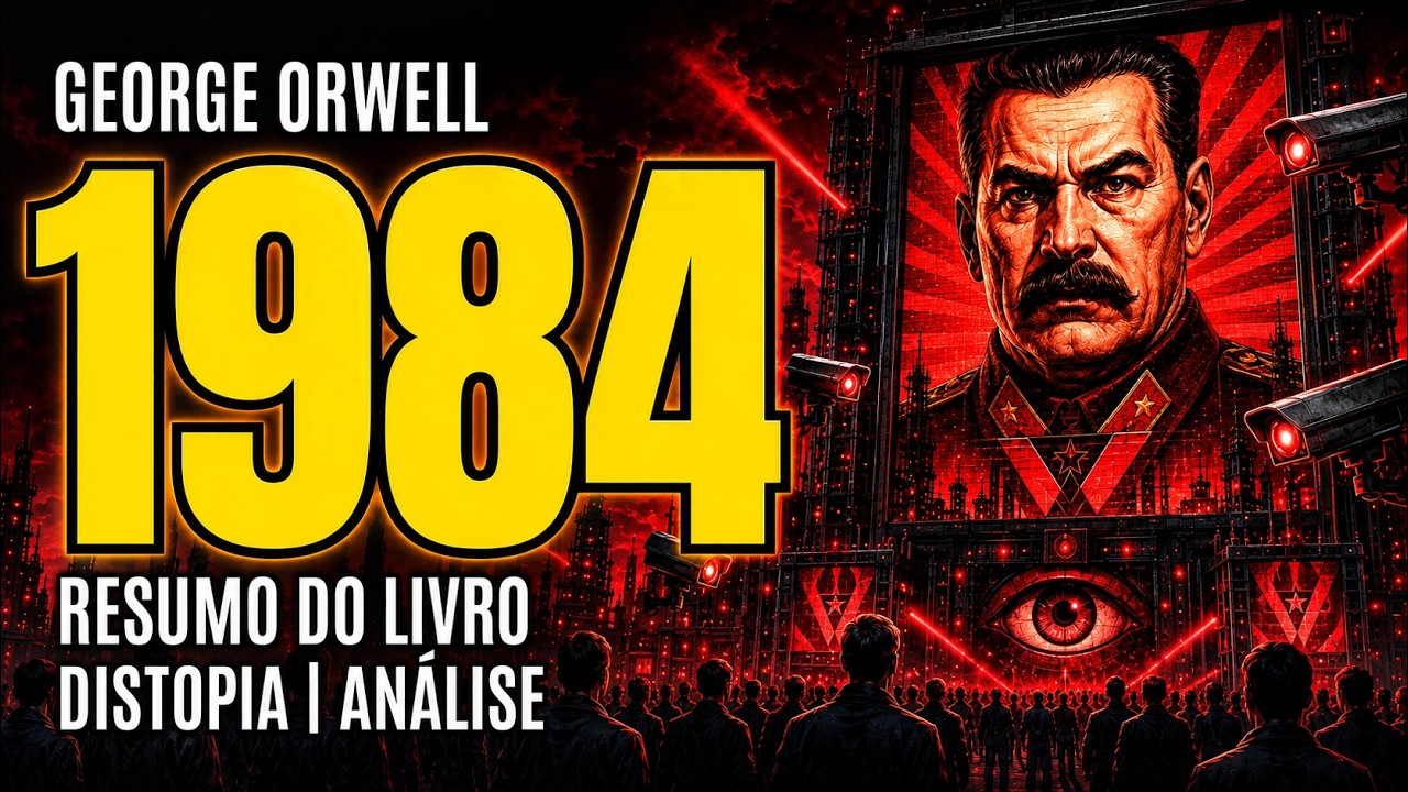 1984 de George Orwell | Resumo Animado do Livro | Resenha | Distopia