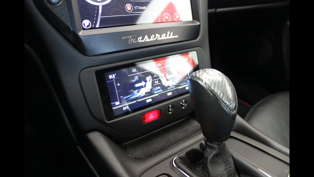 2008-2017 Maserati Granturismo AuCar Touchscreen LCD Climate Control Install tip