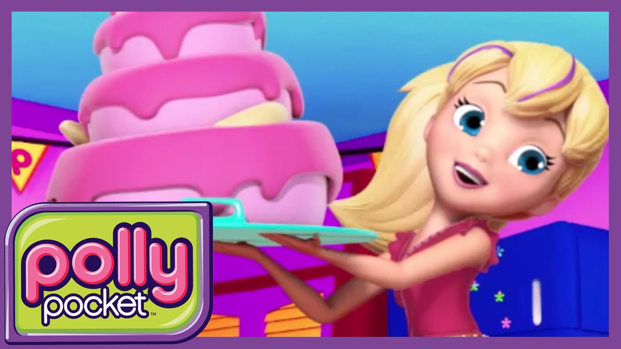 💜🌈 Polly Pocket em Português Brasil - A Super Festa Da Polly! | Temporada 9! 💜🌈