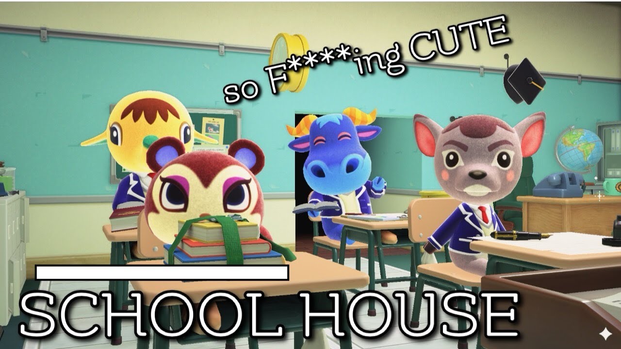 ACNH HAPPY HOME PARADISE: School Edition (Speed Build)