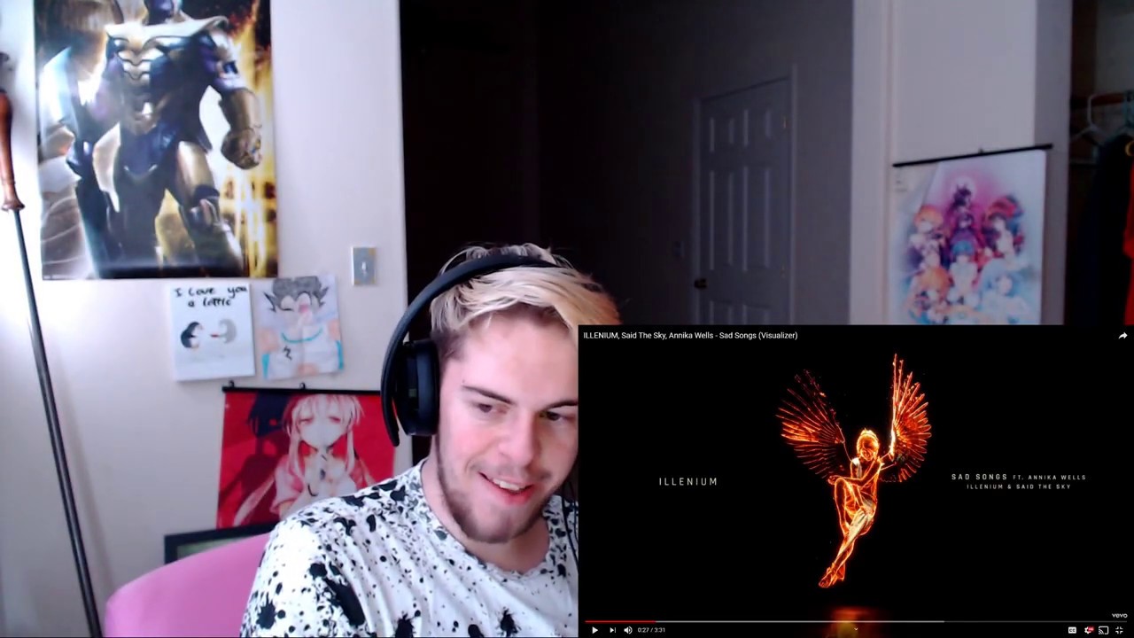 ILLENIUM, Said The Sky, Annika Wells - Sad Songs (Reaction)