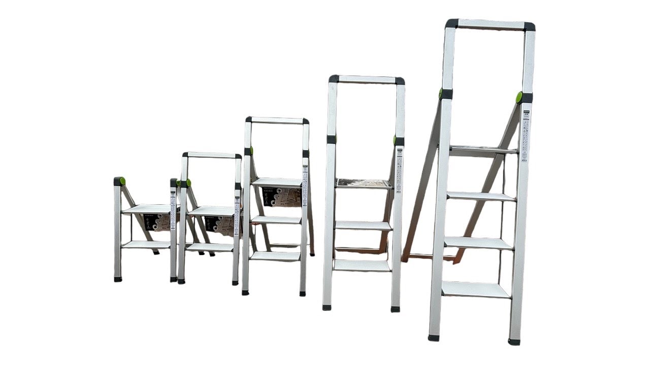 Stalco drabiny drabinki domowe 2, 3, 4 stopnie SLIM